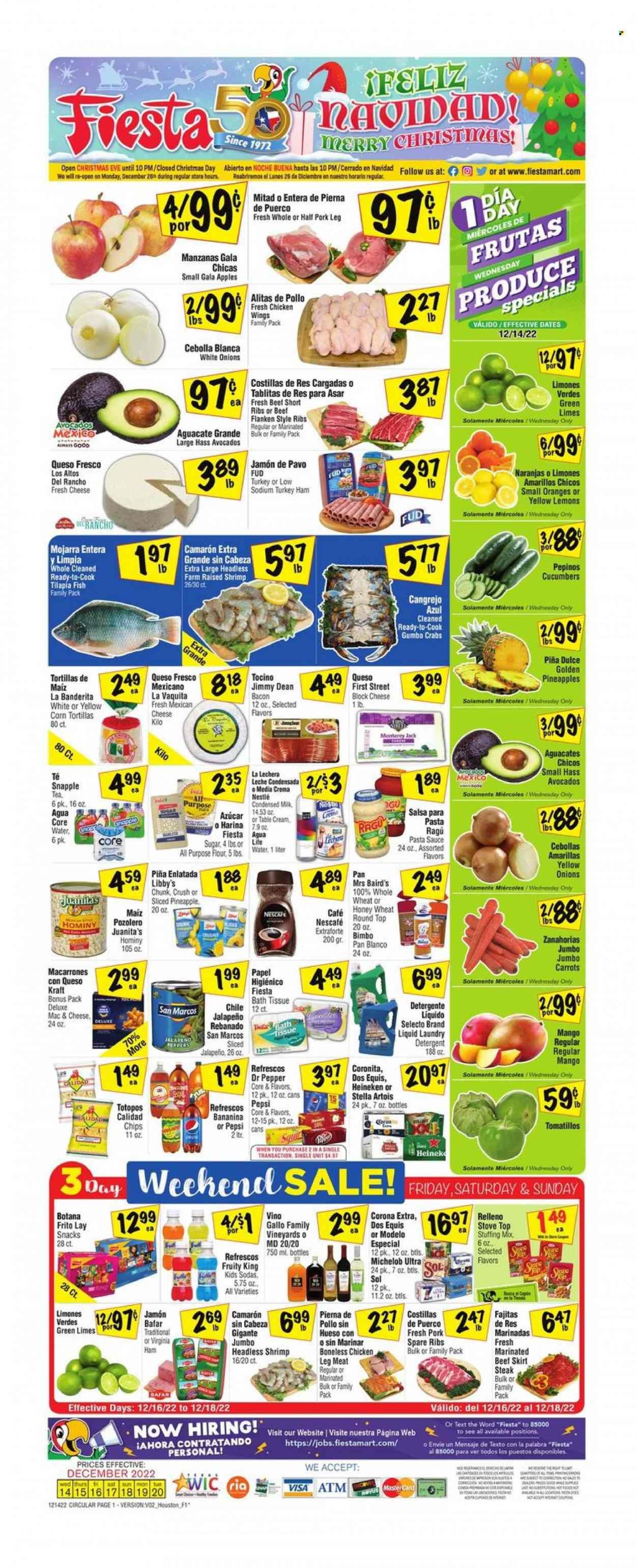 Fiesta Mart (TX) Weekly Ad Flyer Specials December 14 to December 20, 2022