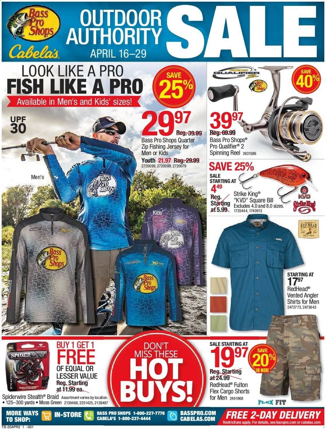 Bass Pro Shops Weekly Ad & Flyer April 16 to 29