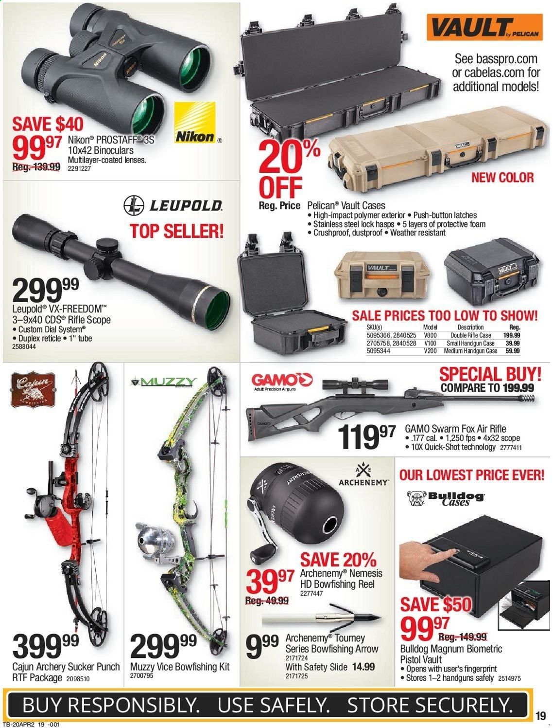 Bass Pro Shops Weekly Ad & Flyer April 16 to 29