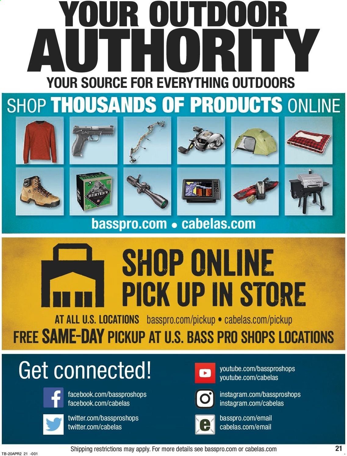 Bass Pro Shops Weekly Ad & Flyer April 16 to 29