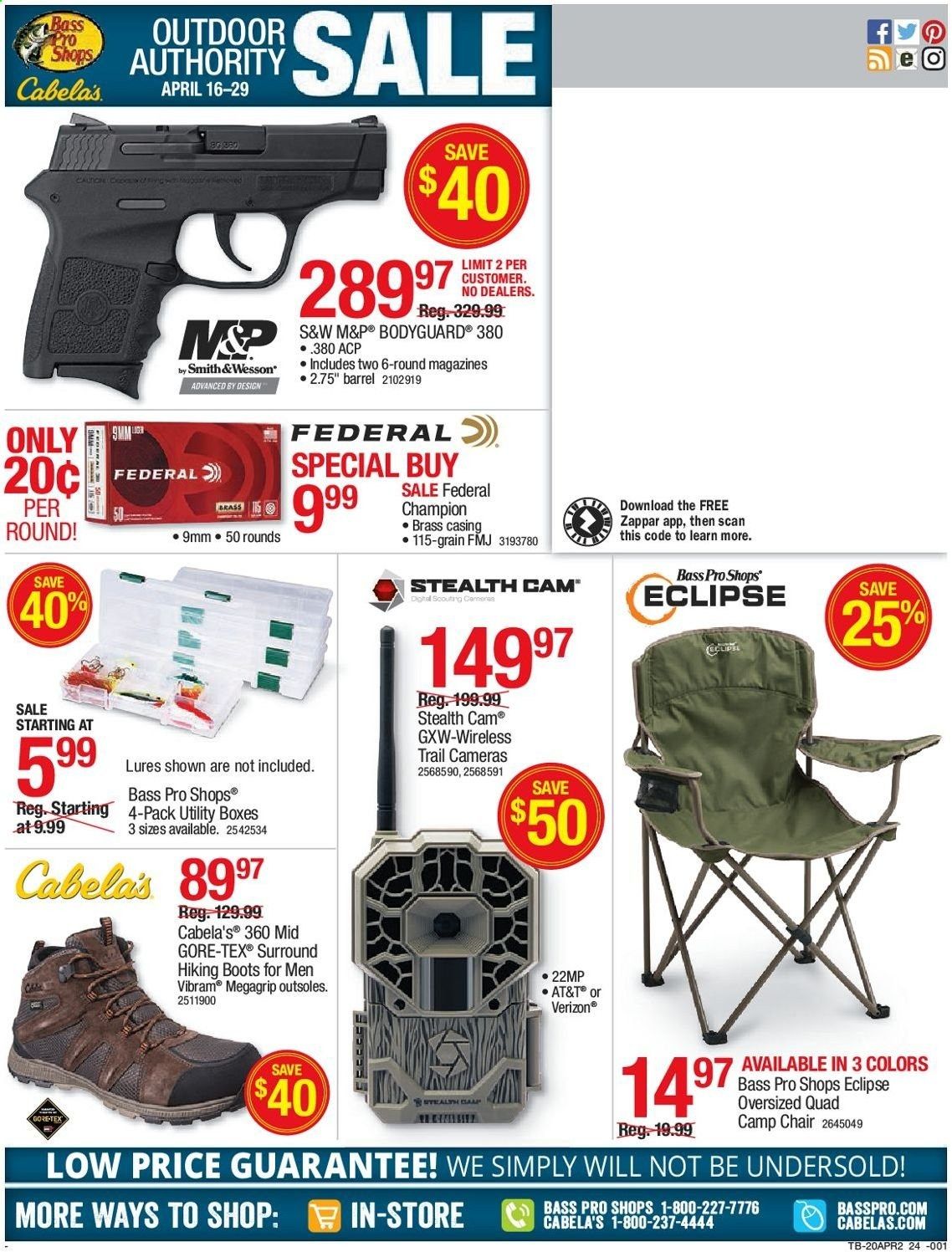 Bass Pro Shops Weekly Ad & Flyer April 16 to 29