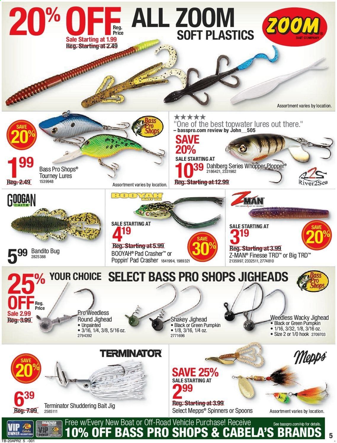 Bass Pro Shops Weekly Ad & Flyer April 16 to 29