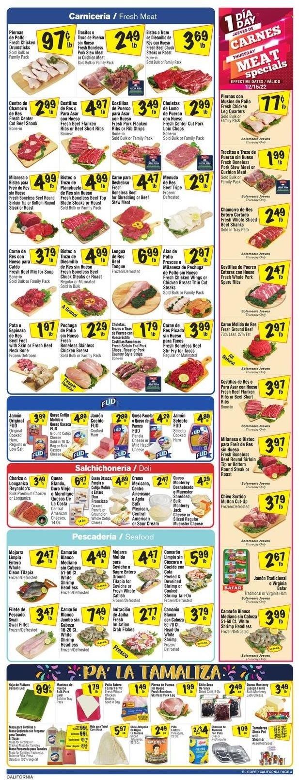El Super (CA, NM, NV, TX) Weekly Ad Flyer Specials December 14 to December 20, 2022