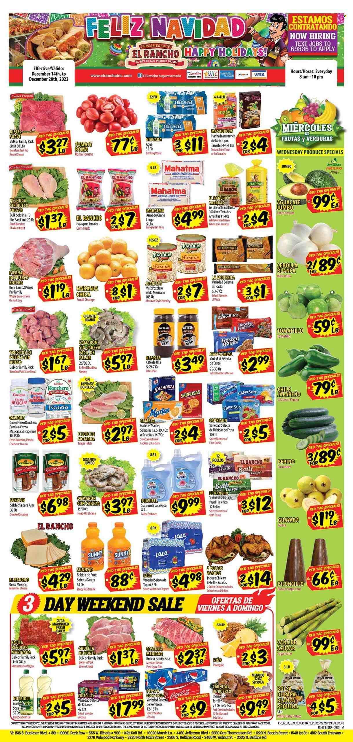 El Rancho (TX) Weekly Ad Flyer Specials December 14 to December 20, 2022
