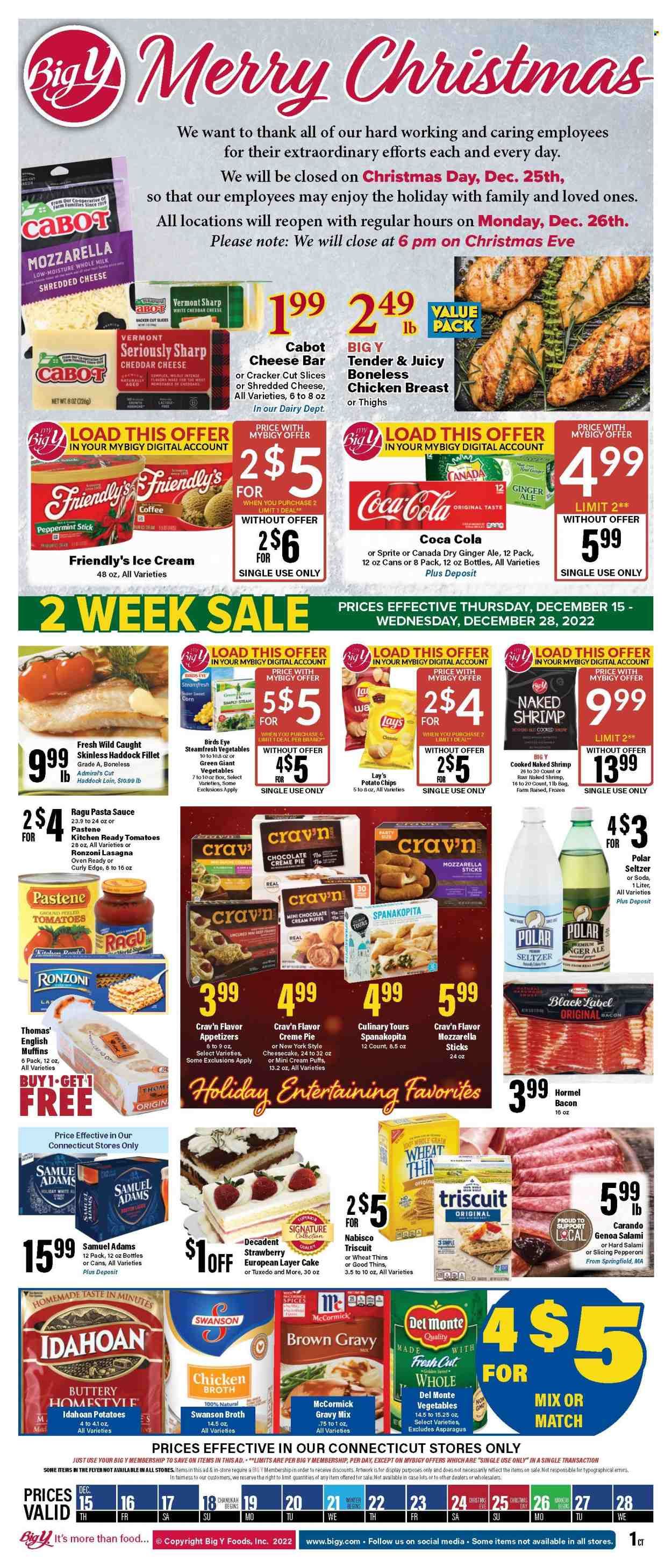 Big Y (CT) Weekly Ad Flyer Specials December 15 to December 28, 2022