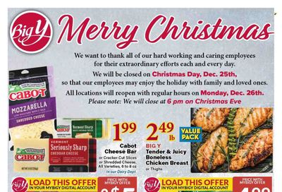 Big Y (CT) Weekly Ad Flyer Specials December 15 to December 28, 2022