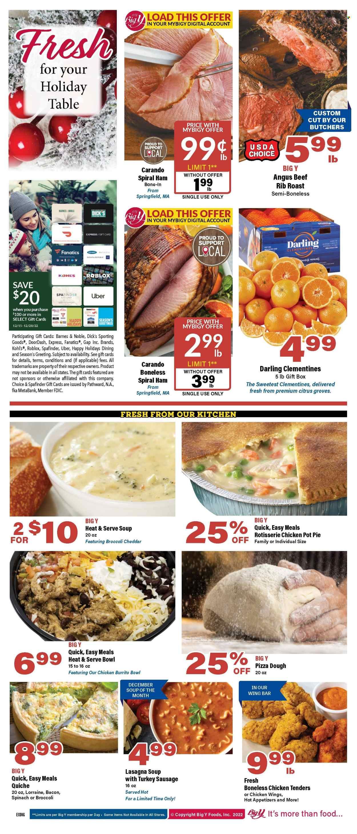 Big Y (CT) Weekly Ad Flyer Specials December 15 to December 28, 2022