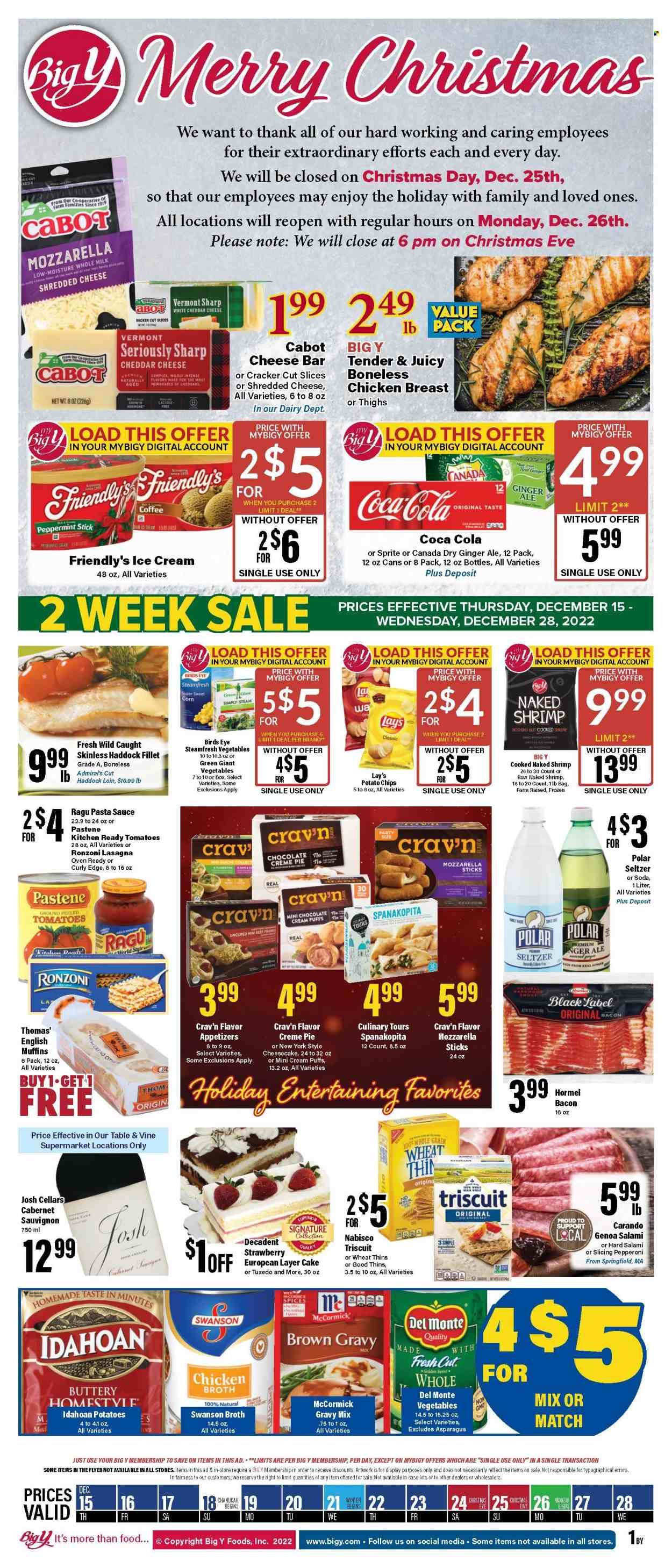 Big Y (MA) Weekly Ad Flyer Specials December 15 to December 28, 2022