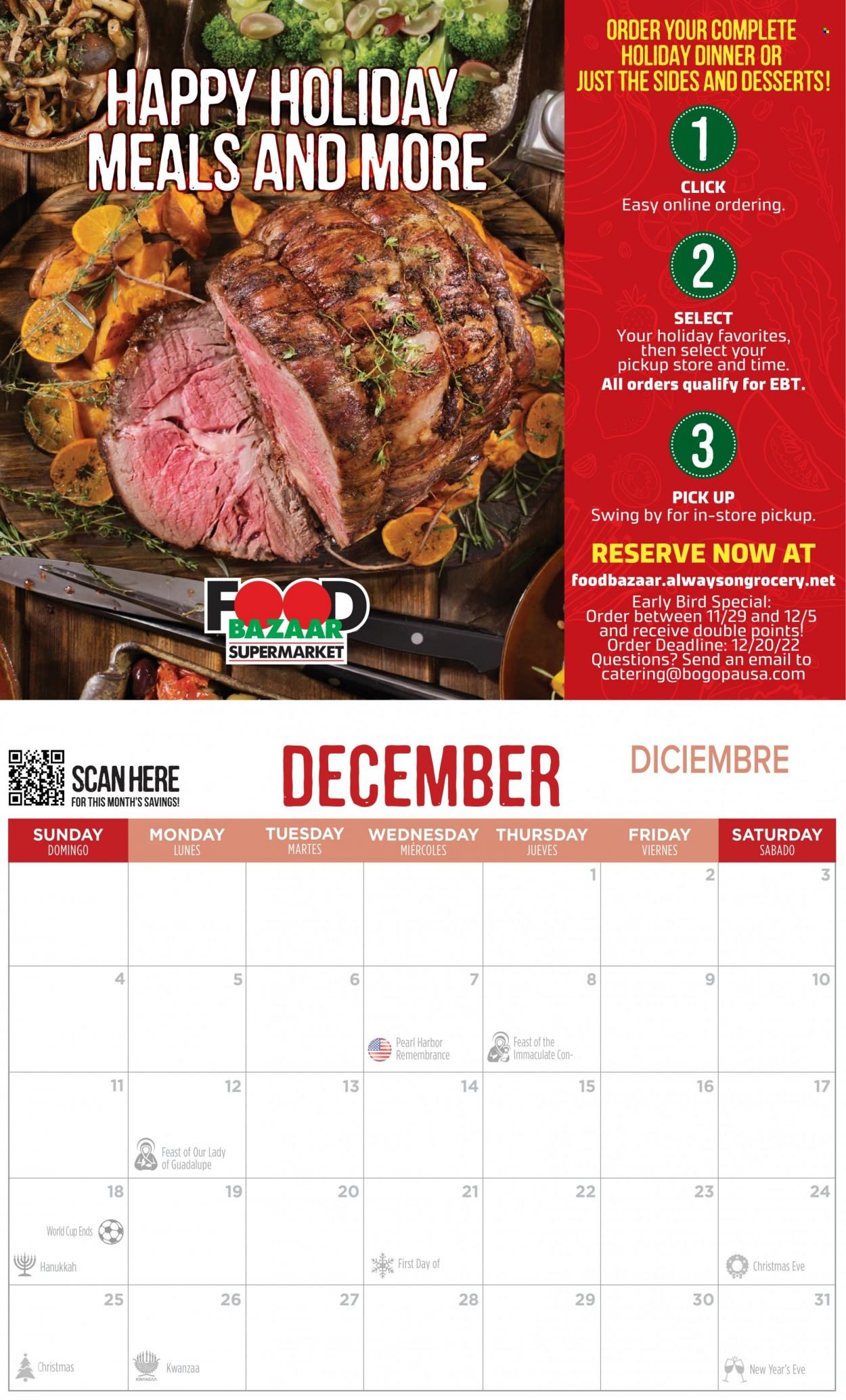 Food Bazaar (CT, NJ, NY) Weekly Ad Flyer Specials December 1 to December 31, 2022