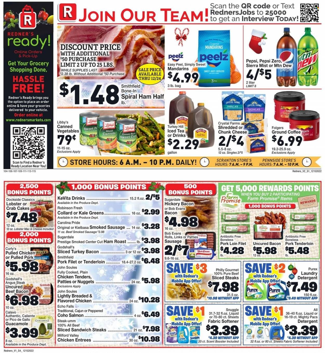 Redner's Markets (DE, MD, PA) Weekly Ad Flyer Specials December 15 to December 21, 2022