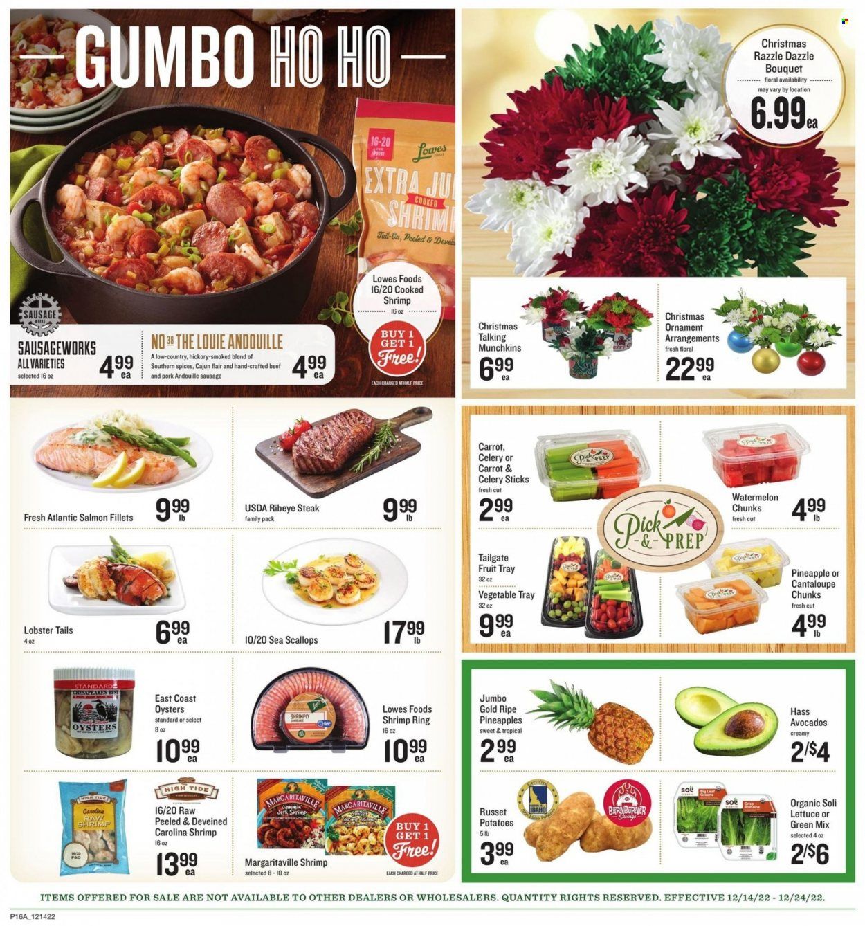 Lowes Foods (NC, SC) Weekly Ad Flyer Specials December 14 to December 24, 2022