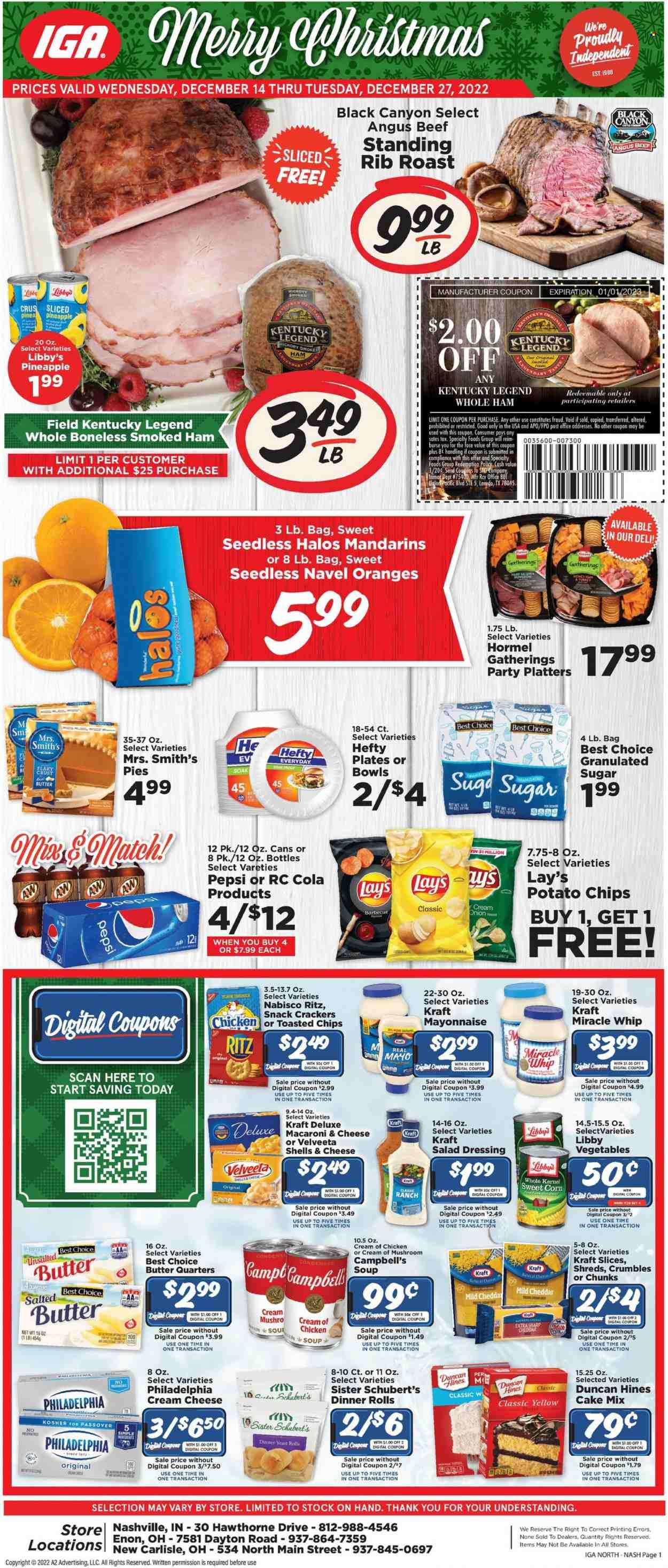 IGA (OH) Weekly Ad Flyer Specials December 14 to December 27, 2022