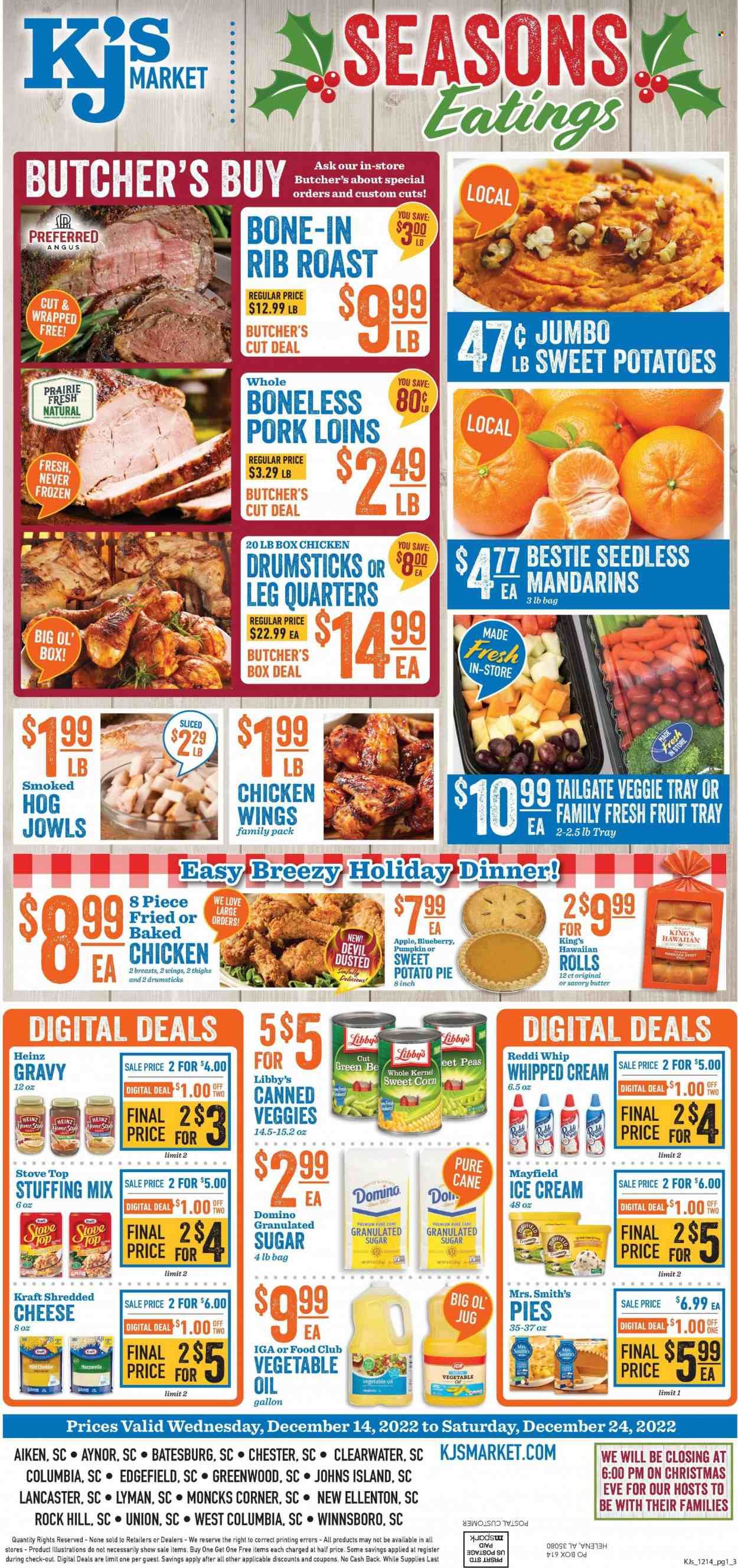 KJ´s Market (GA, SC) Weekly Ad Flyer Specials December 14 to December 24, 2022