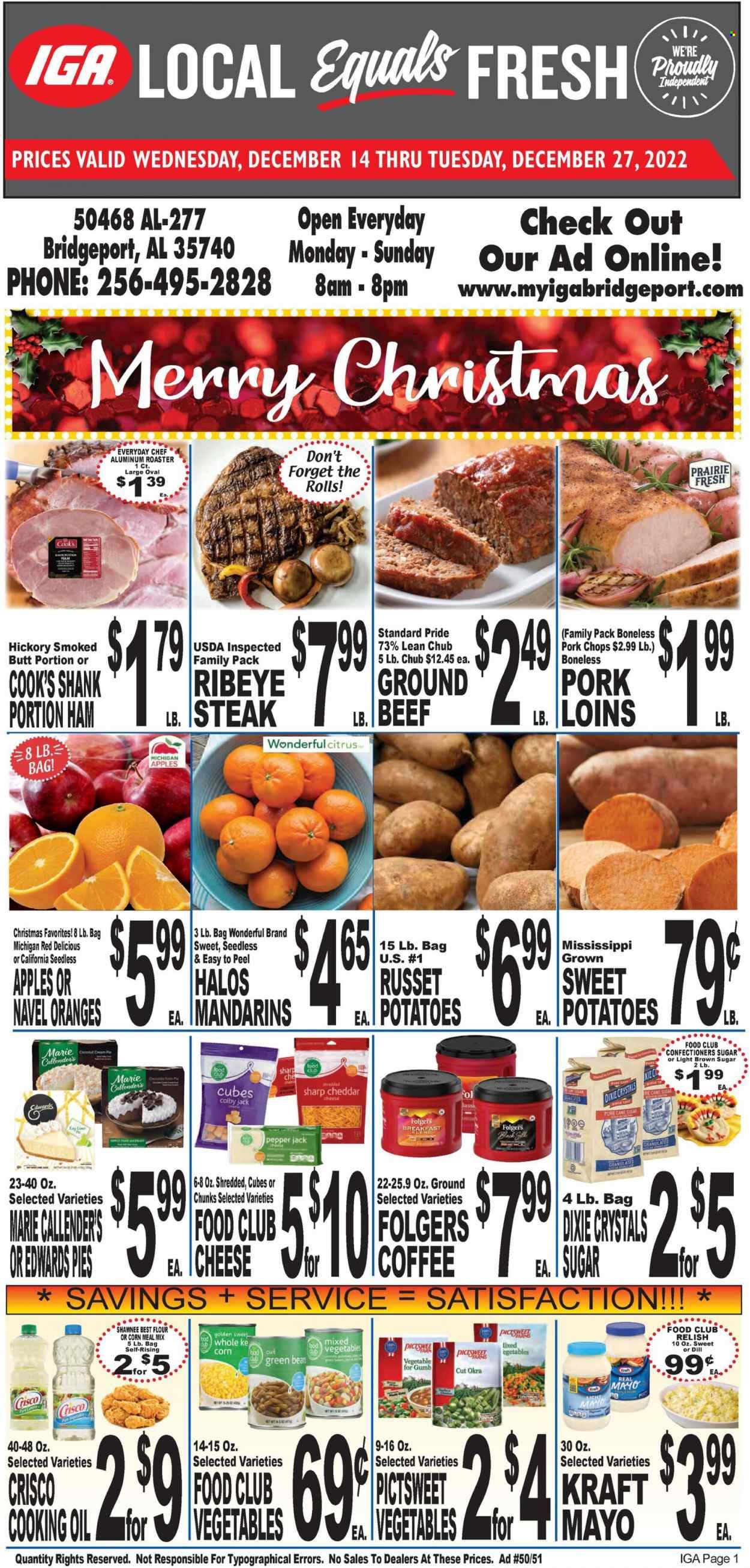 IGA (50) Weekly Ad Flyer Specials December 14 to December 27, 2022