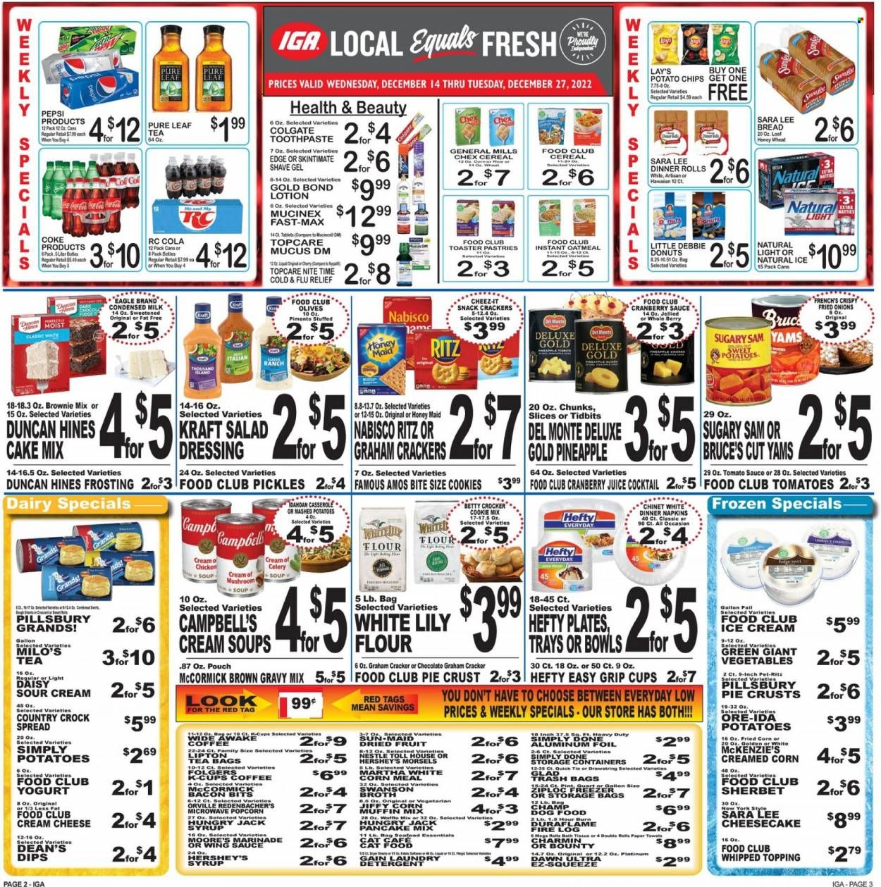 IGA (50) Weekly Ad Flyer Specials December 14 to December 27, 2022