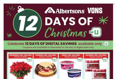 Vons (CA) Weekly Ad Flyer Specials December 14 to December 25, 2022
