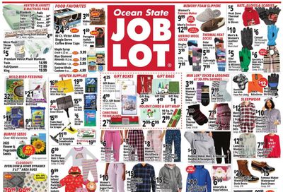 Ocean State Job Lot (CT, MA, ME, NH, NJ, NY, RI, VT) Weekly Ad Flyer Specials December 15 to December 21, 2022
