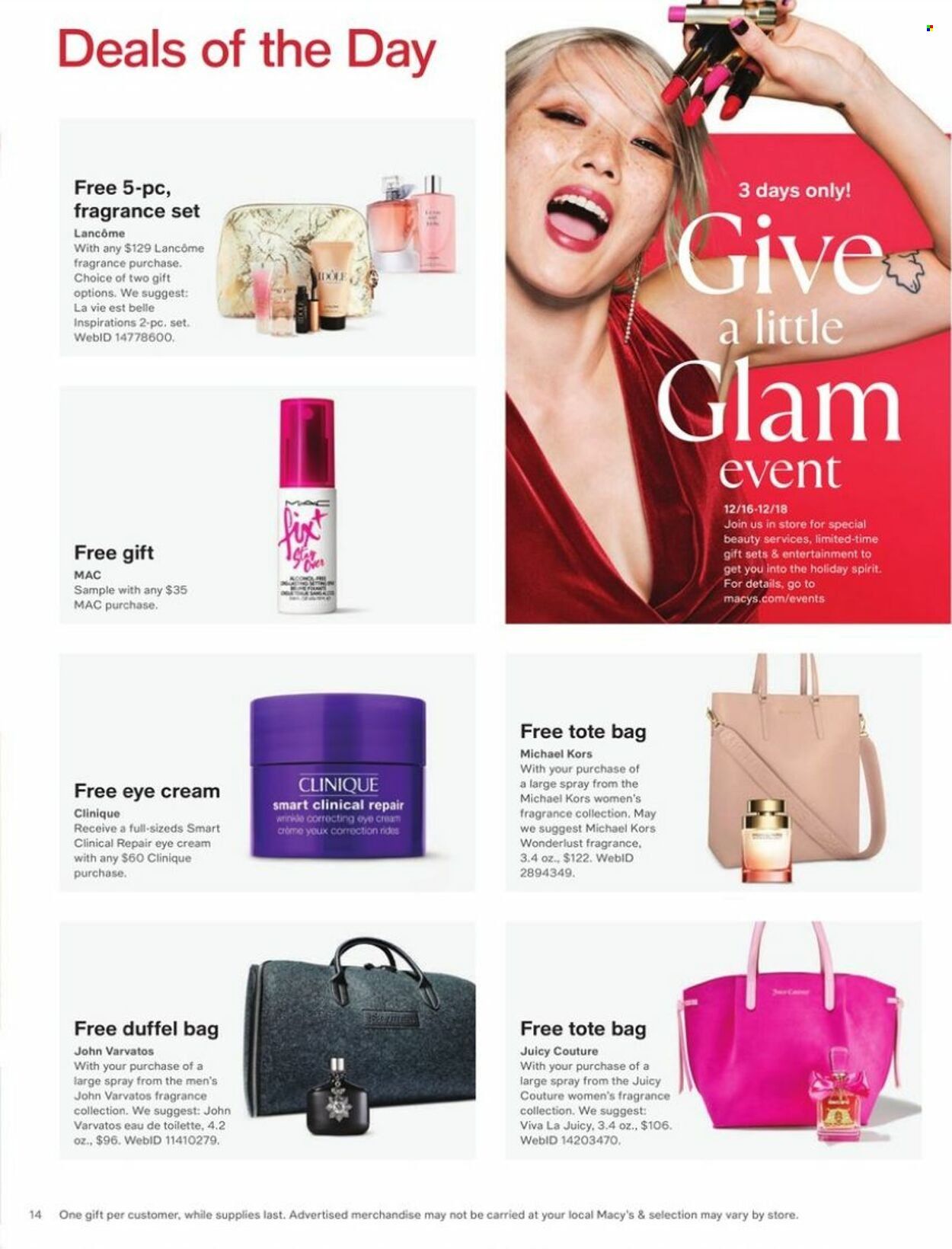 Macy's Weekly Ad Flyer Specials December 16 to December 18, 2022
