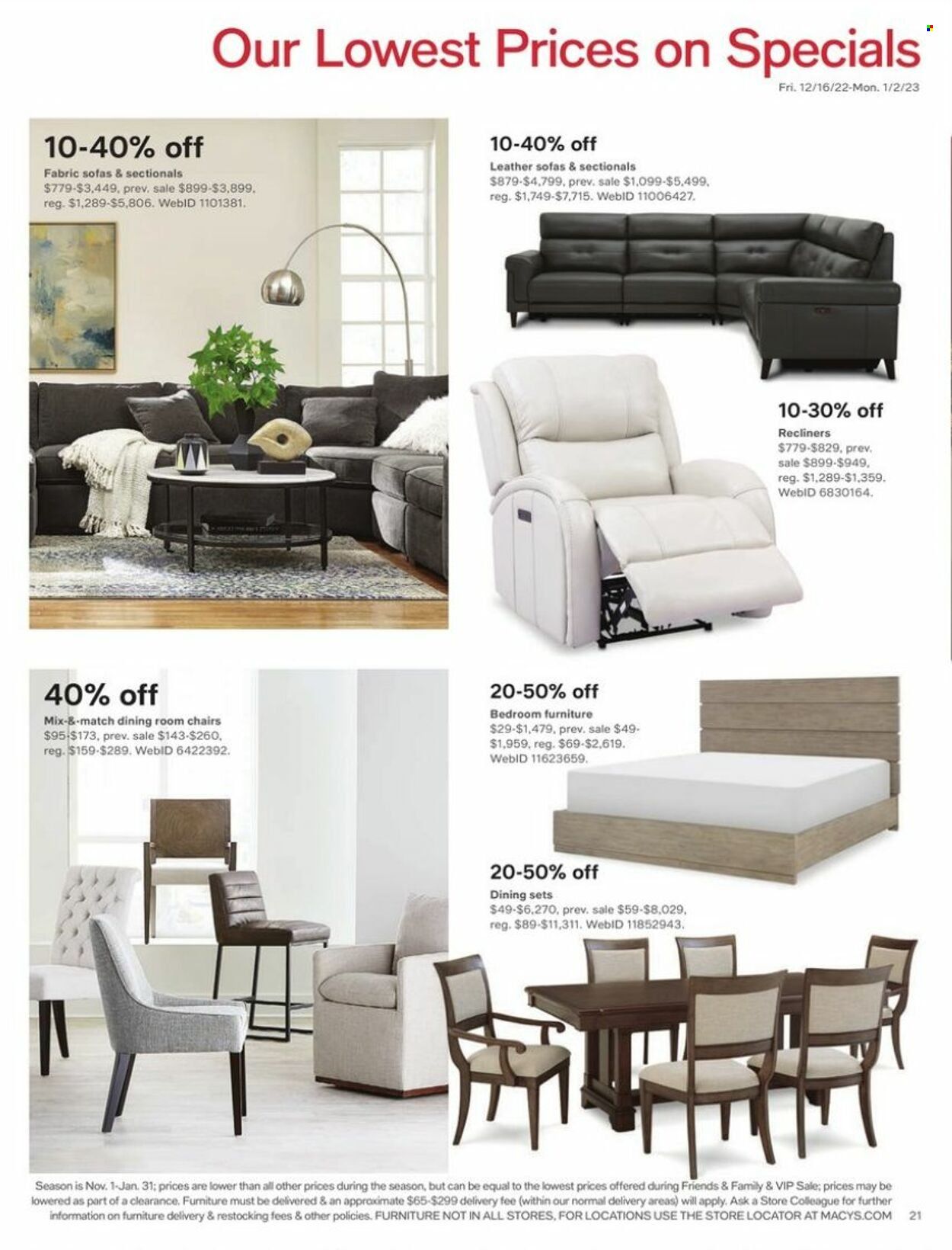 Macy's Weekly Ad Flyer Specials December 16 to December 18, 2022