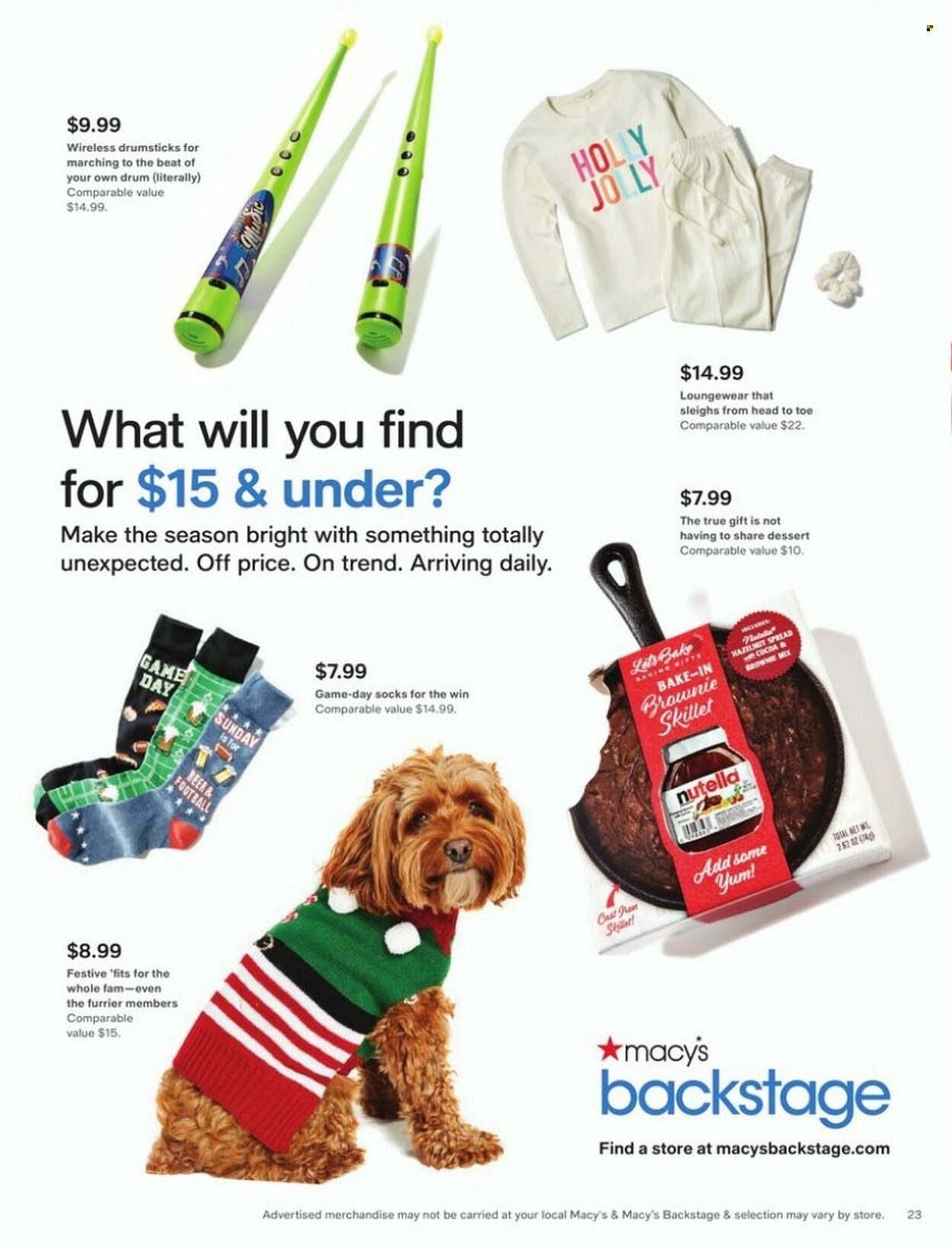 Macy's Weekly Ad Flyer Specials December 16 to December 18, 2022