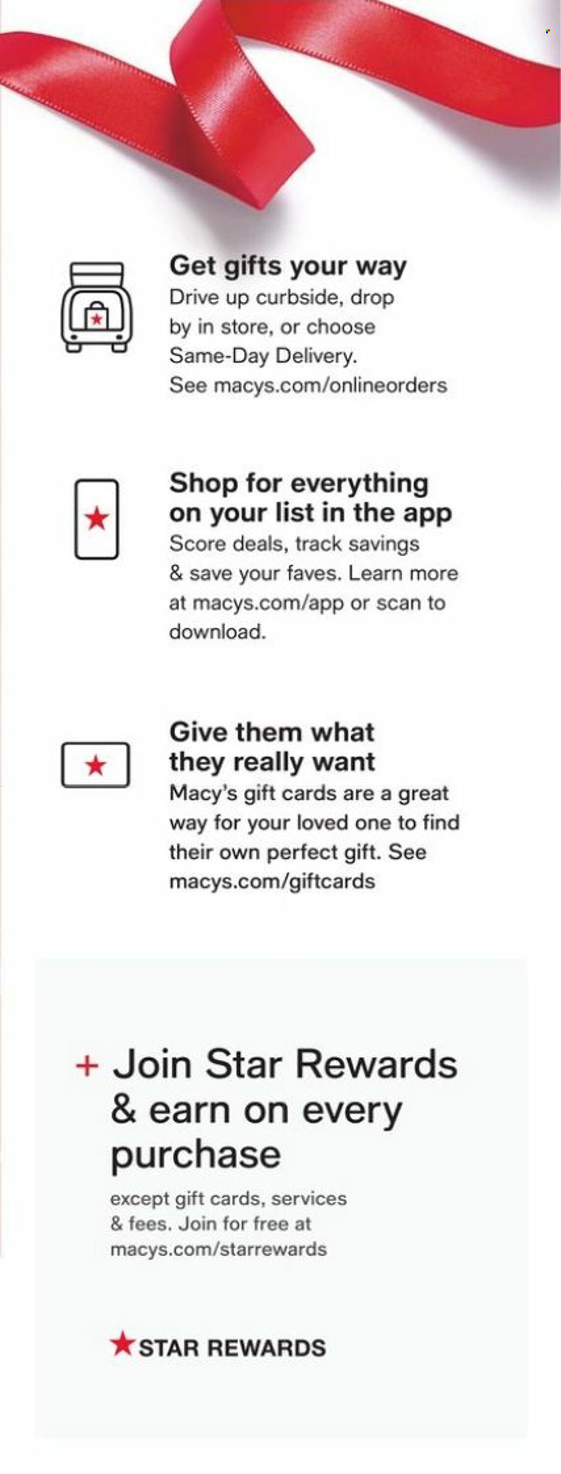Macy's Weekly Ad Flyer Specials December 16 to December 18, 2022