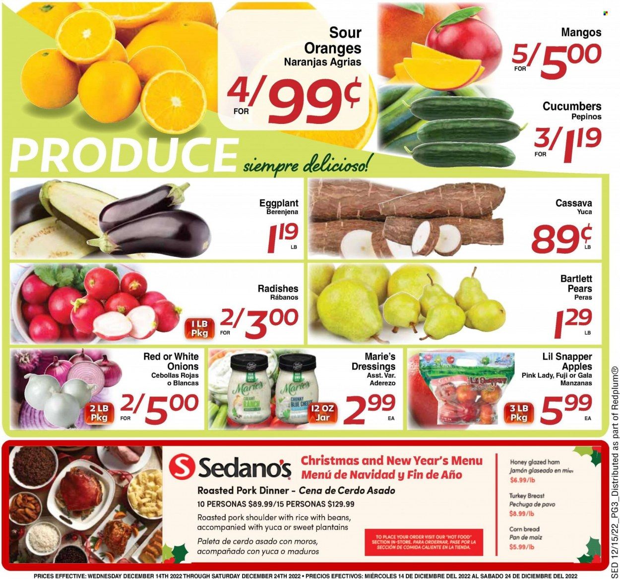 Sedano's Weekly Ad Flyer Specials December 14 to December 24, 2022