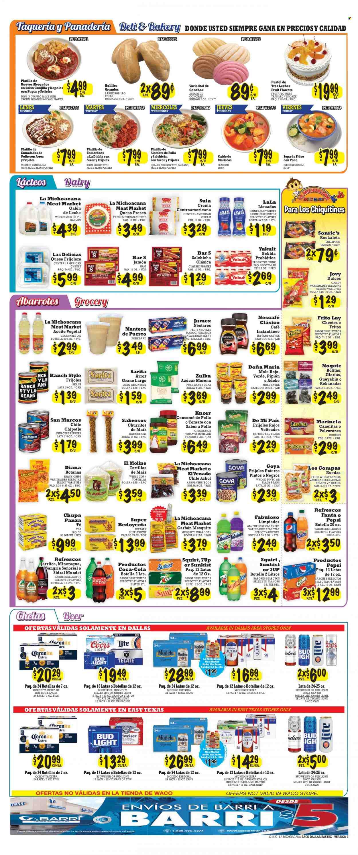 La Michoacana Meat Market (TX) Weekly Ad Flyer Specials December 14 to December 27, 2022