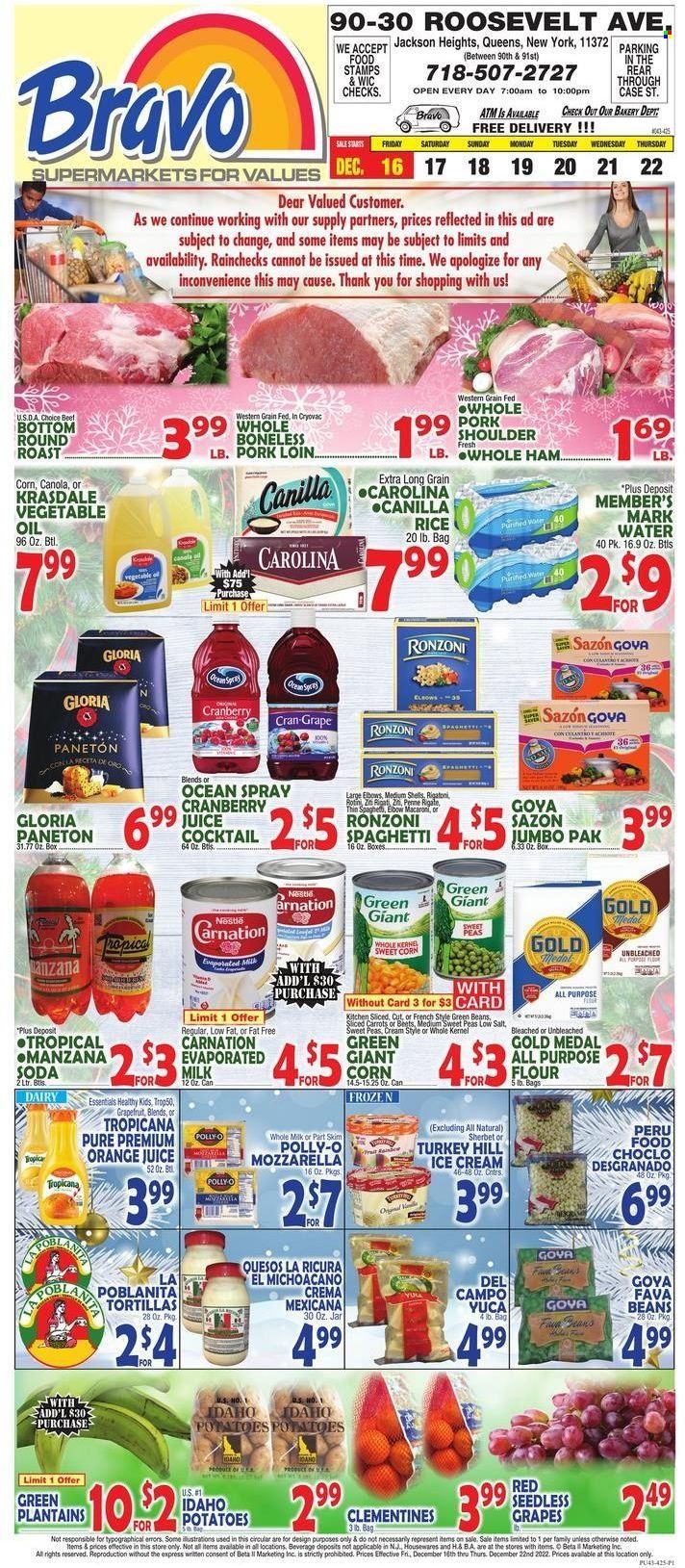 Bravo Supermarkets (CT, FL, MA, NJ, NY, PA) Weekly Ad Flyer Specials December 16 to December 22, 2022