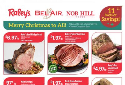 Raley's (CA, NV) Weekly Ad Flyer Specials December 14 to December 24, 2022