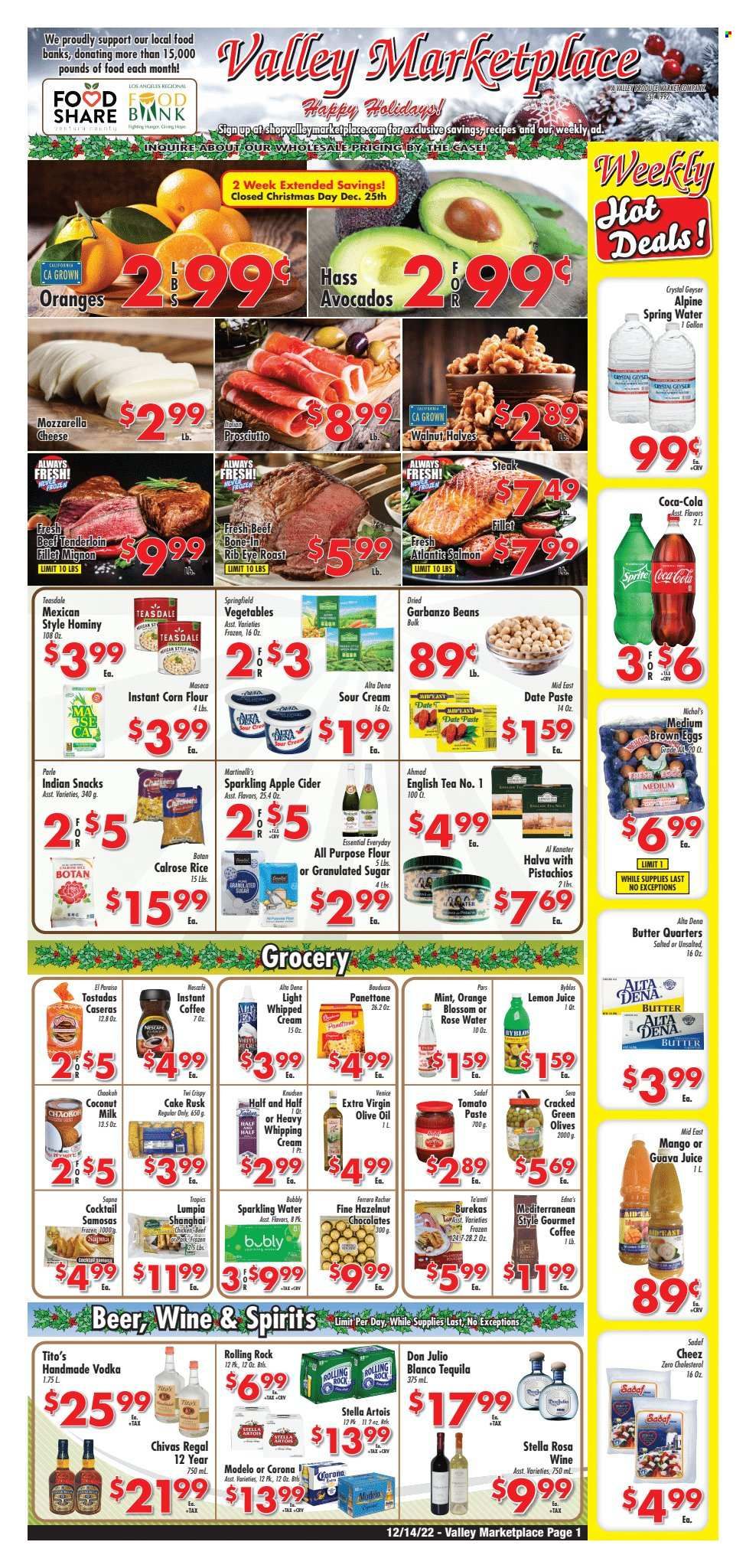 Valley Marketplace (CA) Weekly Ad Flyer Specials December 14 to December 27, 2022