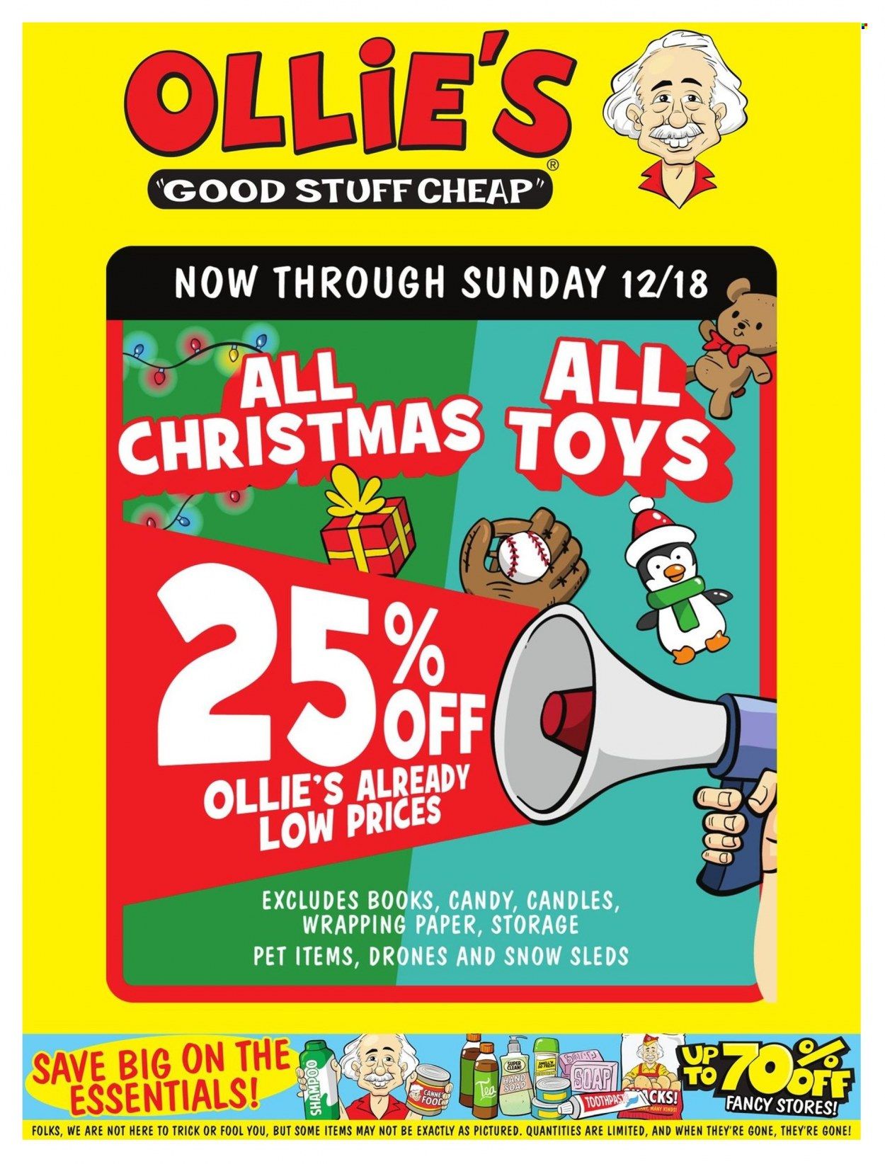 Ollie's Bargain Outlet Weekly Ad Flyer Specials December 16 to December 21, 2022