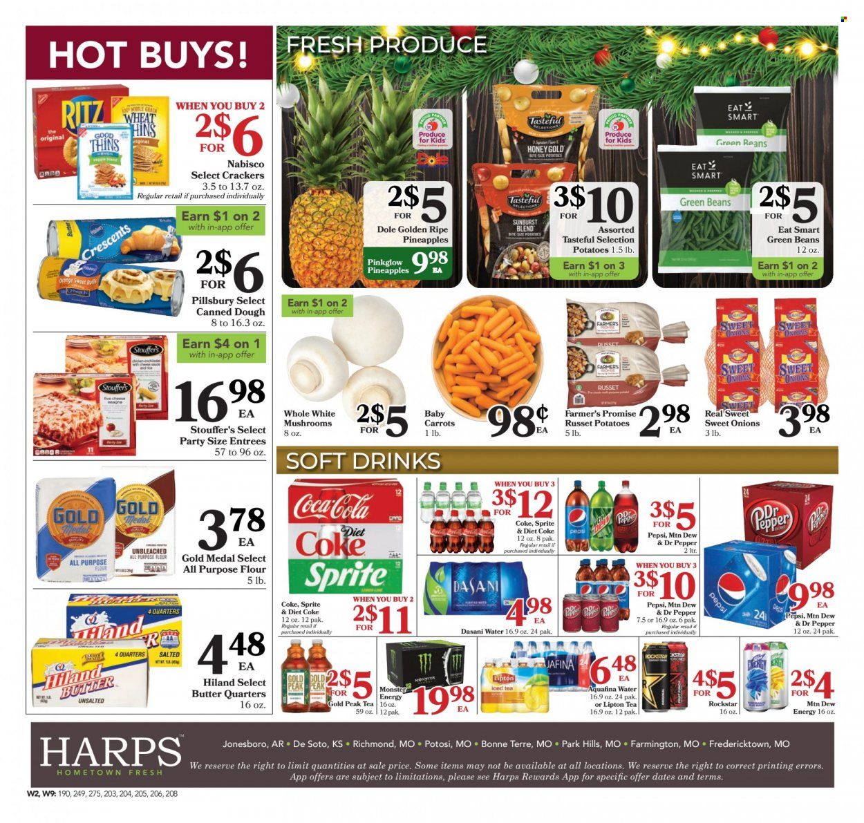 Harps Hometown Fresh (AR, KS, MO) Weekly Ad Flyer Specials December 14 to December 24, 2022