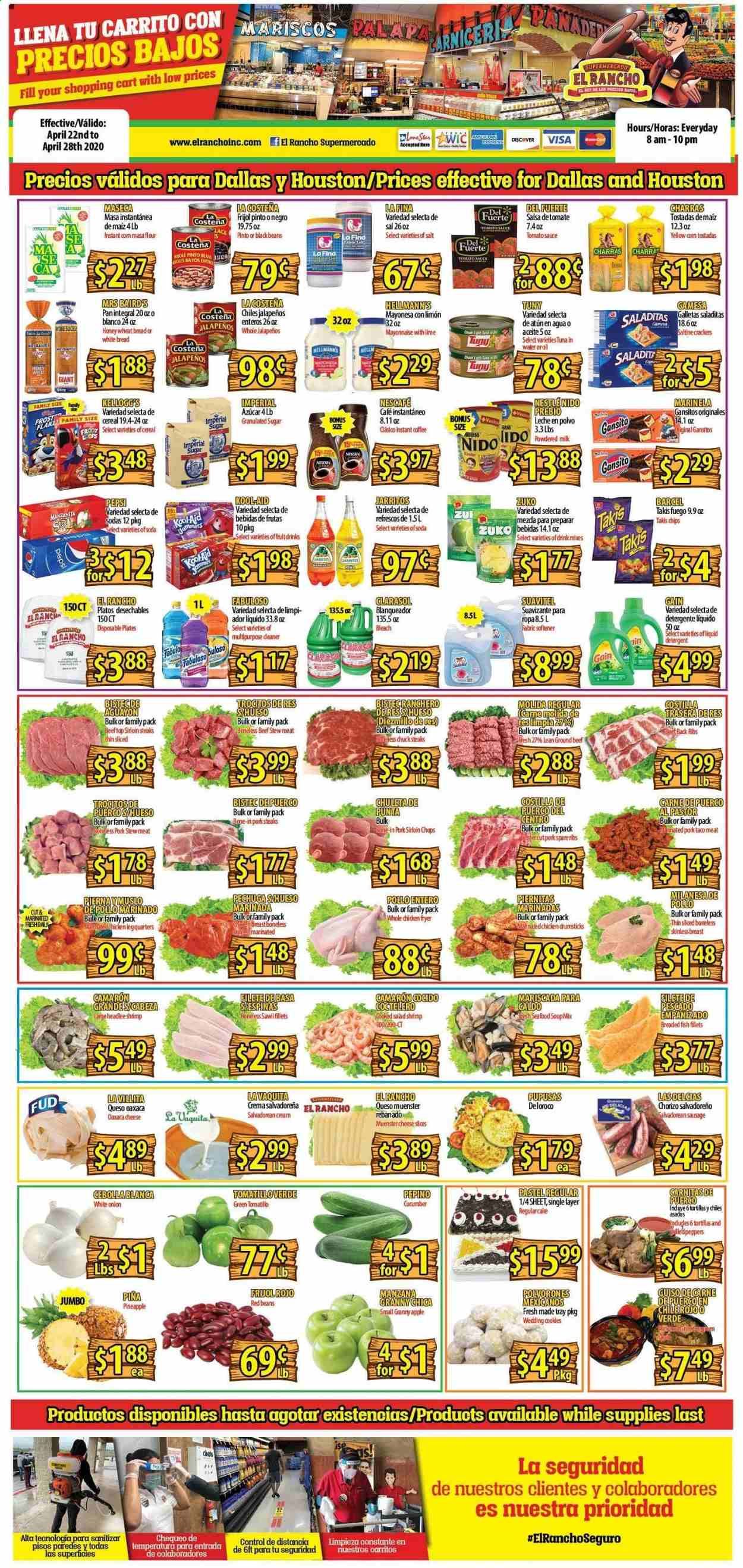 El Rancho Weekly Ad & Flyer April 22 to 28