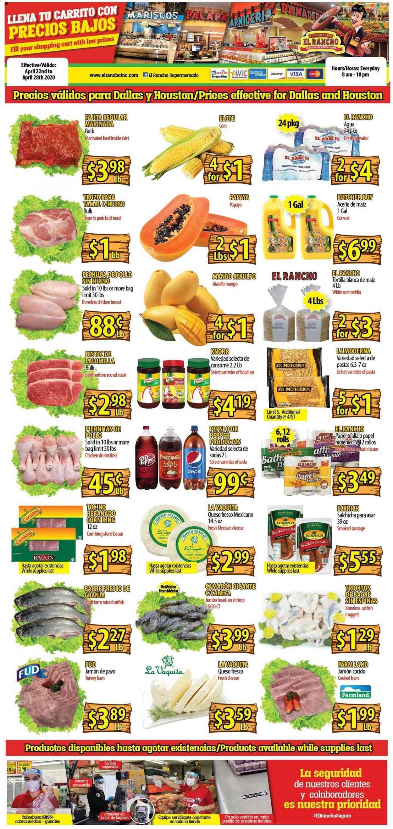 El Rancho Weekly Ad & Flyer April 22 to 28