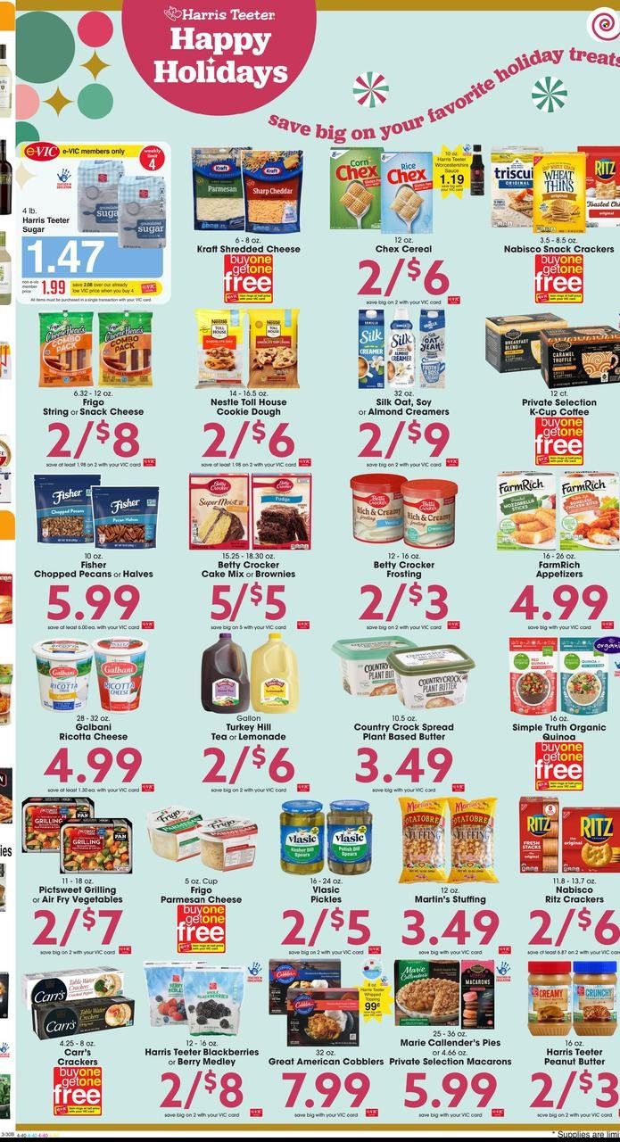 Harris Teeter Weekly Ad Flyer Specials December 14 to December 20, 2022