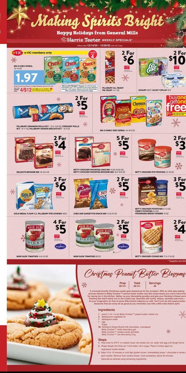 Harris Teeter Weekly Ad Flyer Specials December 14 to December 20, 2022