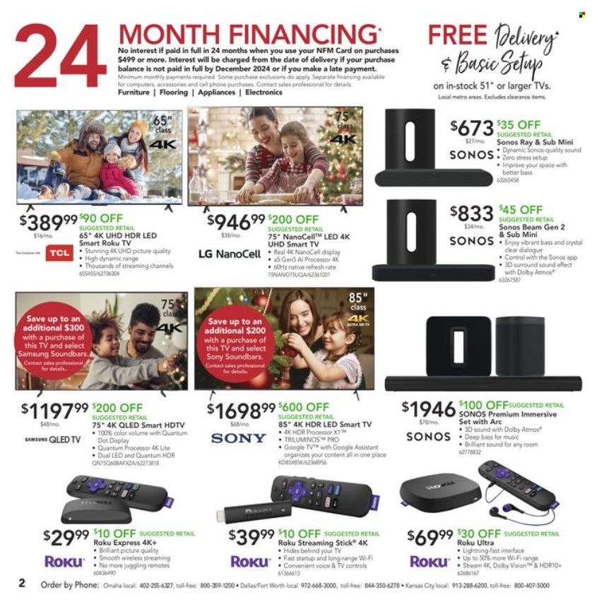 Nebraska Furniture Mart (IA, KS, NE, TX) Weekly Ad Flyer Specials December 14 to December 20, 2022