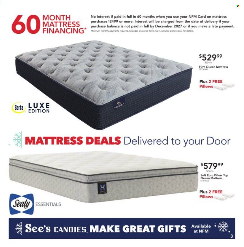 Nebraska Furniture Mart (IA, KS, NE, TX) Weekly Ad Flyer Specials December 16 to December 24, 2022