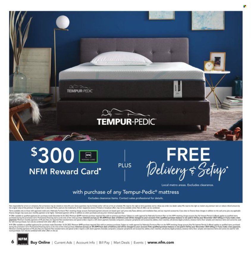 Nebraska Furniture Mart (IA, KS, NE, TX) Weekly Ad Flyer Specials December 16 to December 24, 2022