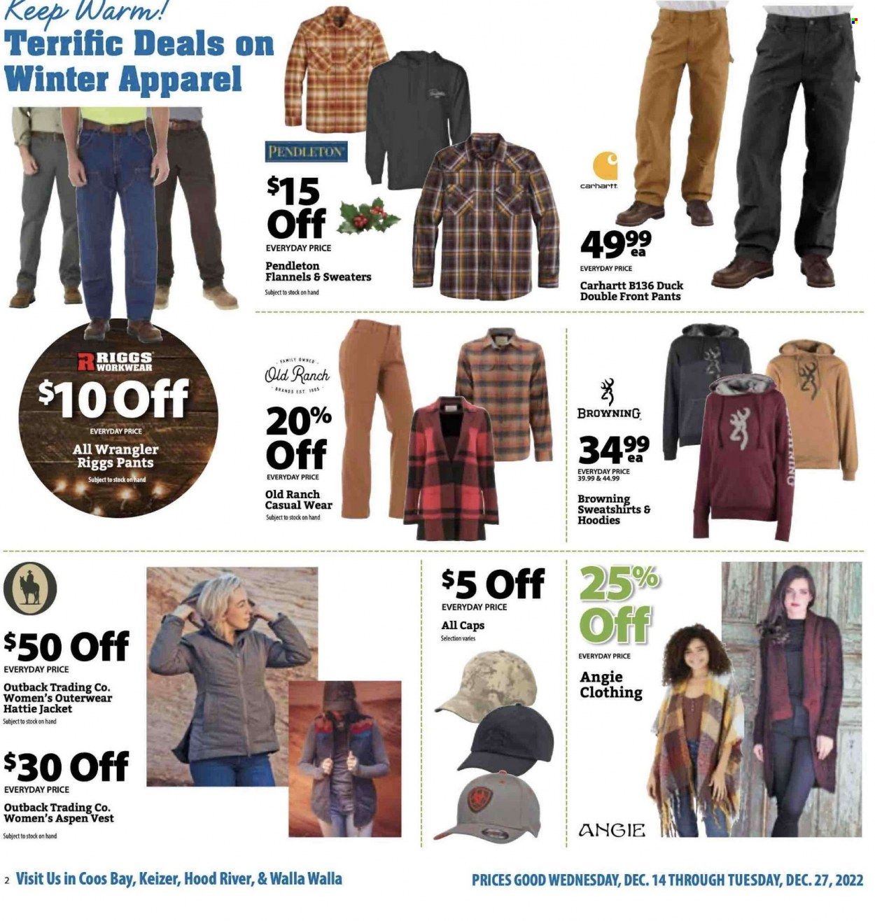 Cascade Farm And Outdoor (OR, WA) Weekly Ad Flyer Specials December 14 to December 27, 2022