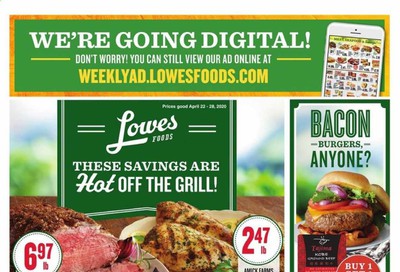 Lowes Foods Weekly Ad & Flyer April 22 to 28