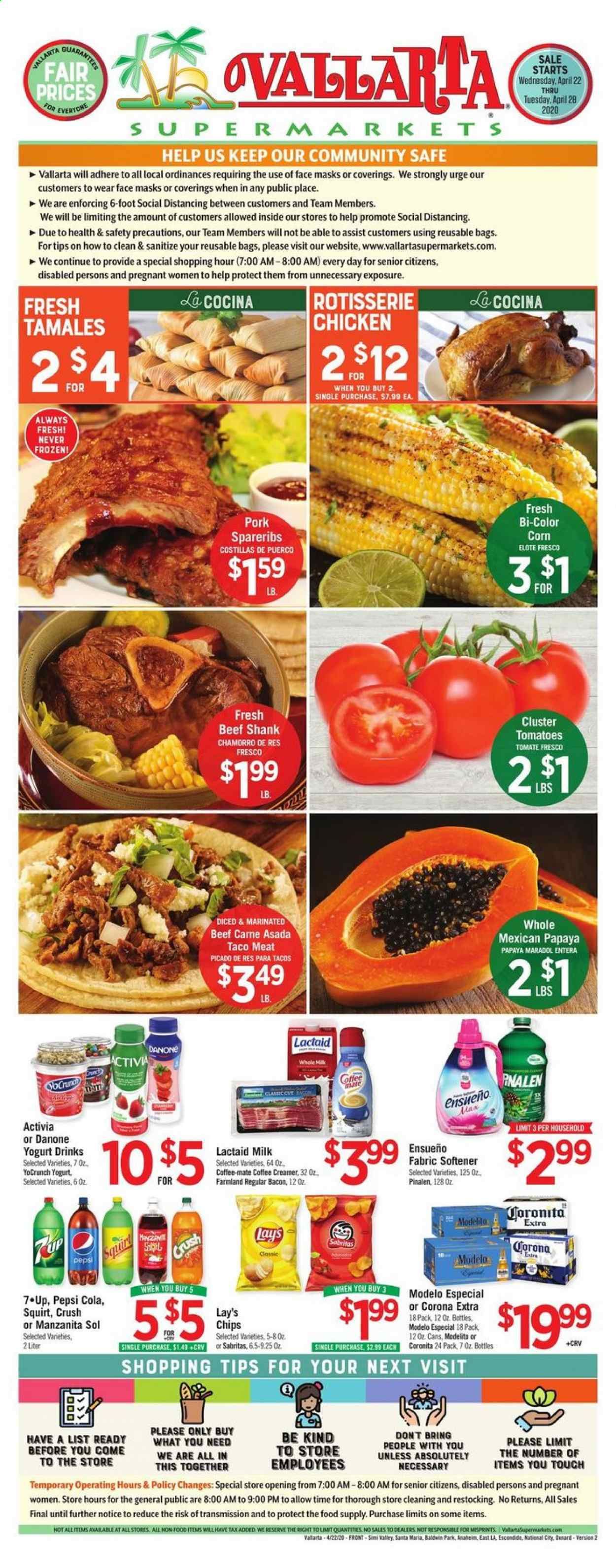 Vallarta Weekly Ad & Flyer April 22 to 28