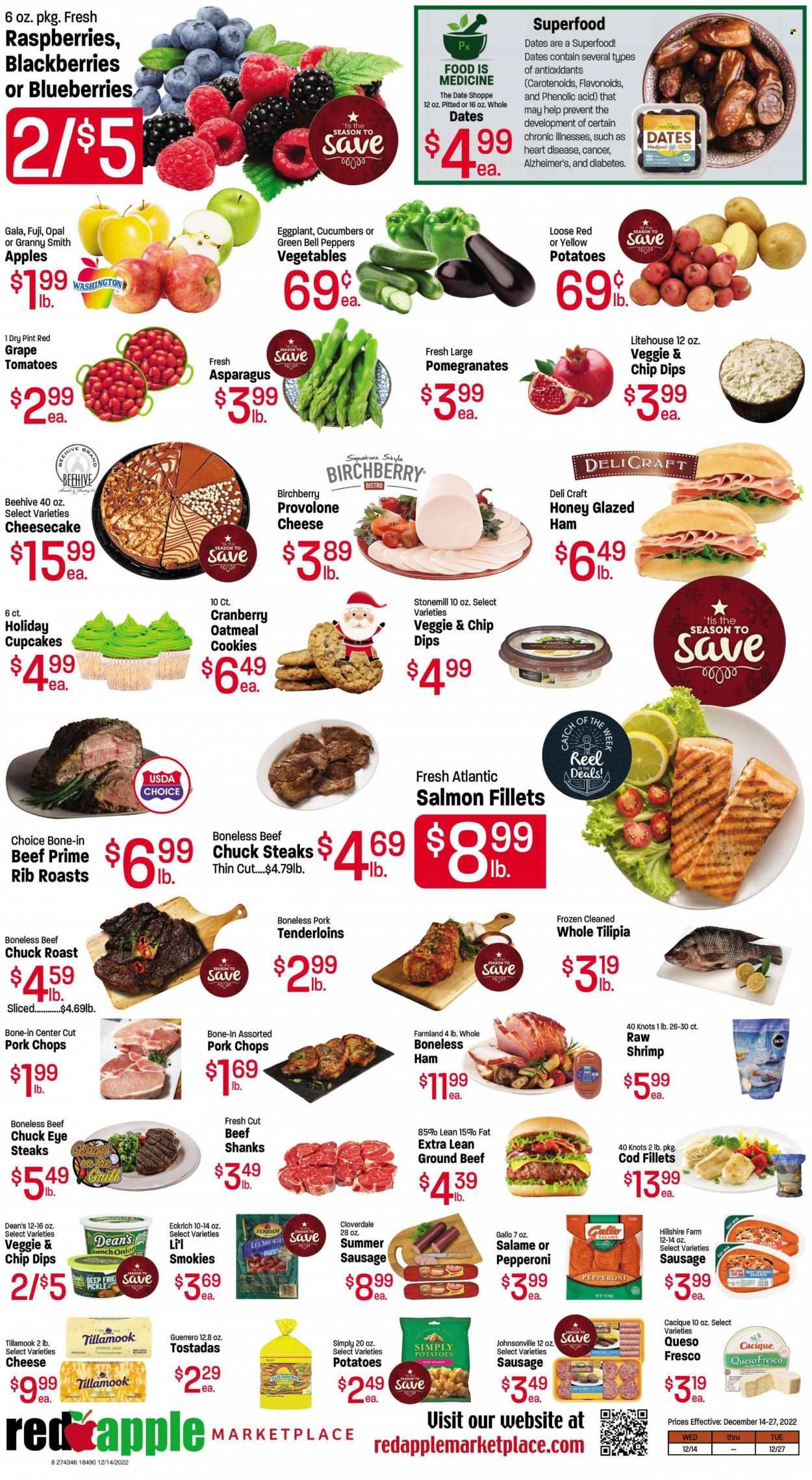 Red Apple Marketplace (OR) Weekly Ad Flyer Specials December 14 to December 27, 2022