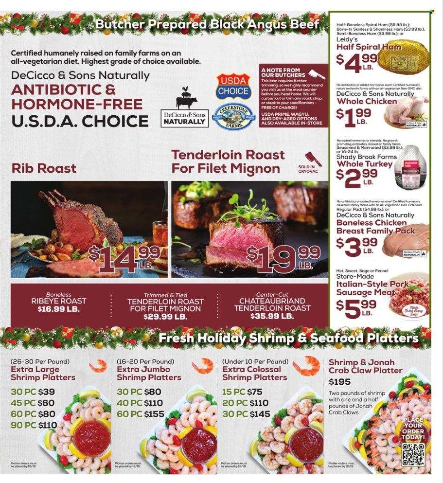 DeCicco & Sons (NY) Weekly Ad Flyer Specials December 16 to December 29, 2022