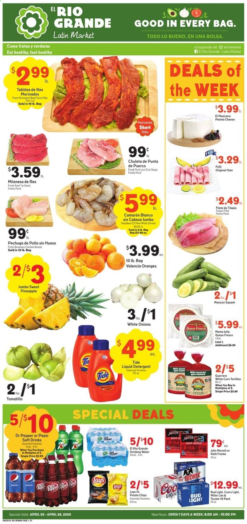 El Rio Grande Weekly Ad & Flyer April 22 to 28