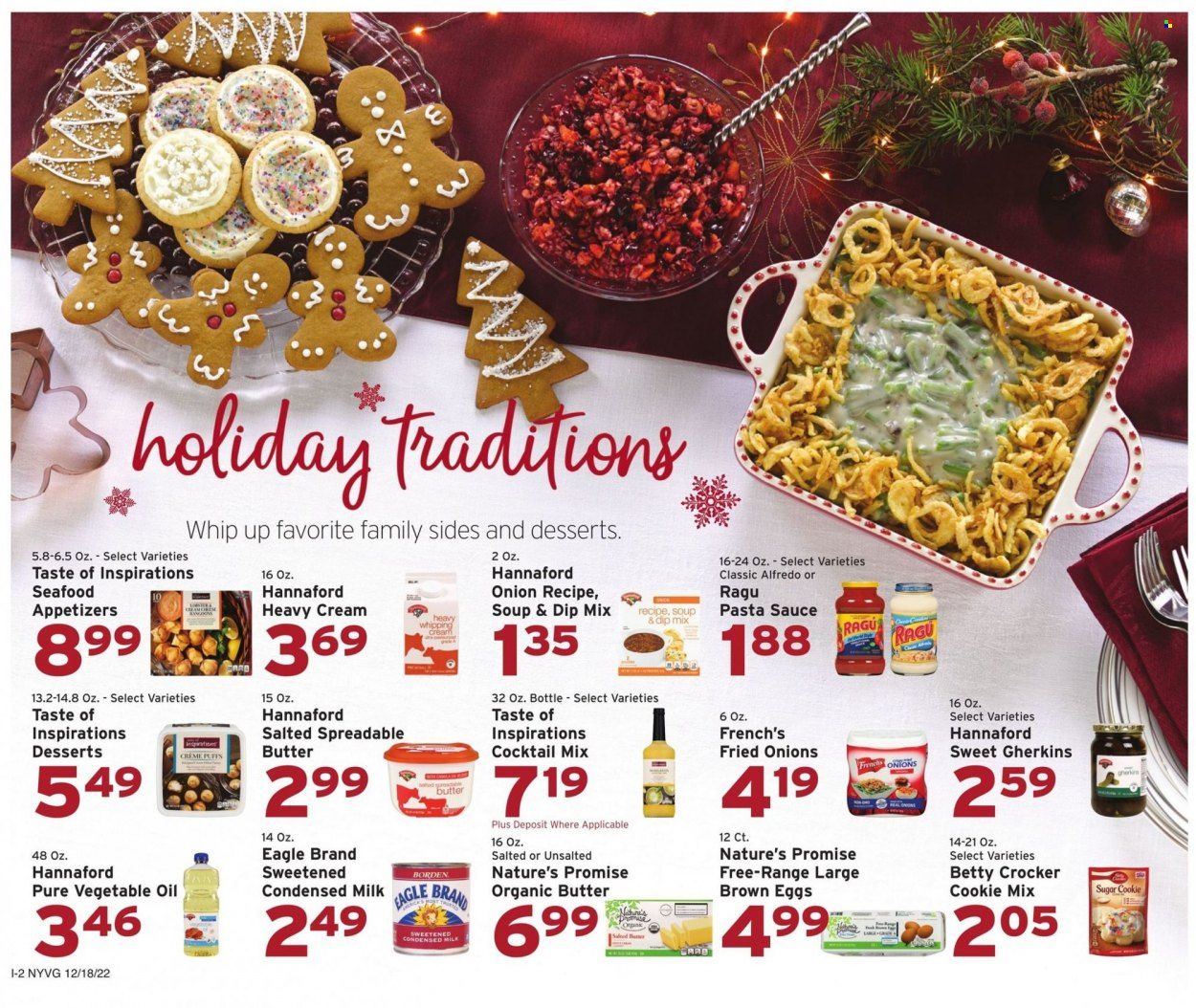 Hannaford (NY) Weekly Ad Flyer Specials December 18 to December 24, 2022