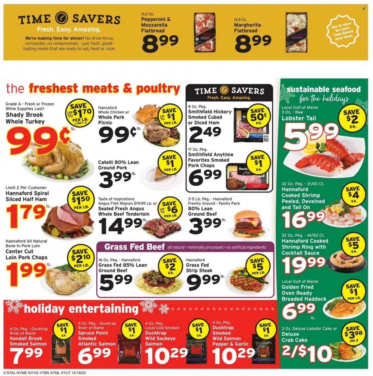 Hannaford (NY) Weekly Ad Flyer Specials December 18 to December 24, 2022