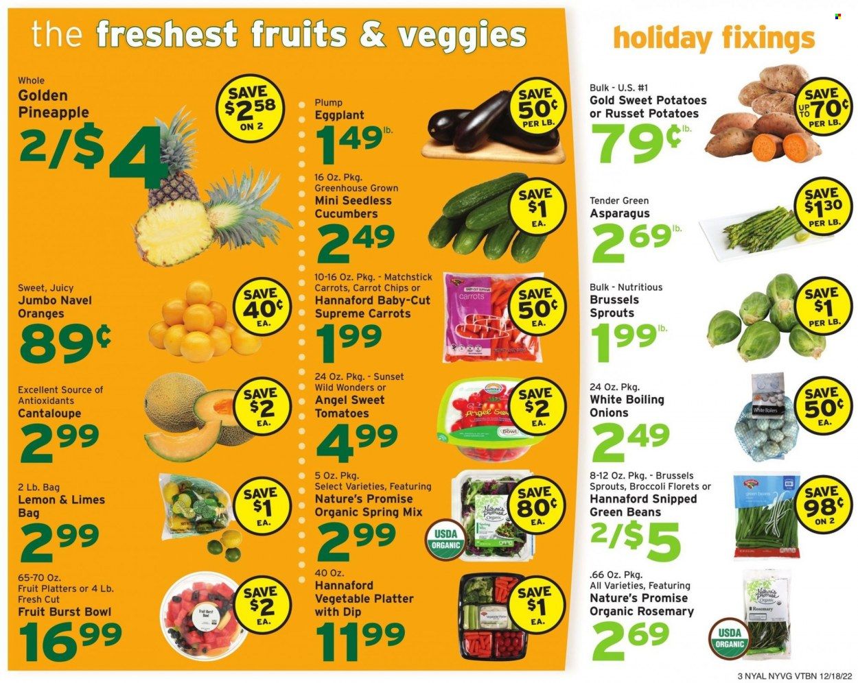 Hannaford (NY) Weekly Ad Flyer Specials December 18 to December 24, 2022