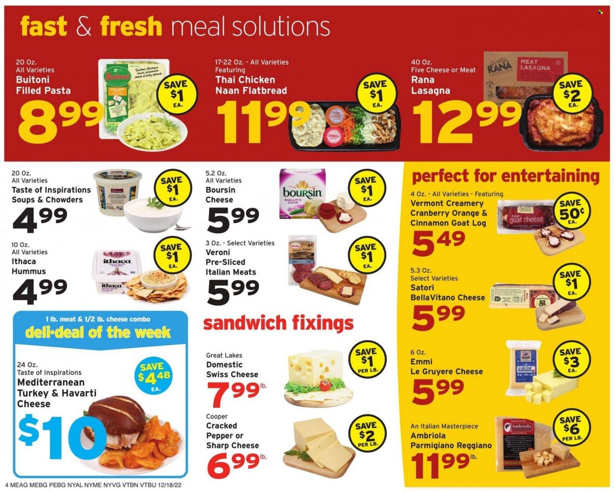 Hannaford (NY) Weekly Ad Flyer Specials December 18 to December 24, 2022
