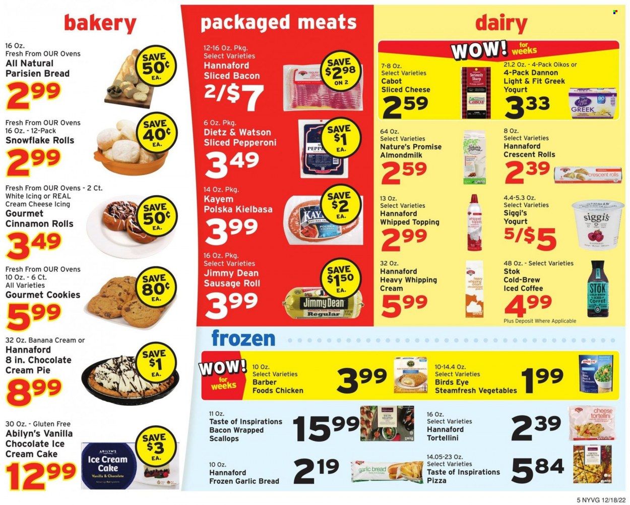 Hannaford (NY) Weekly Ad Flyer Specials December 18 to December 24, 2022